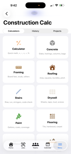 Construction Calculator